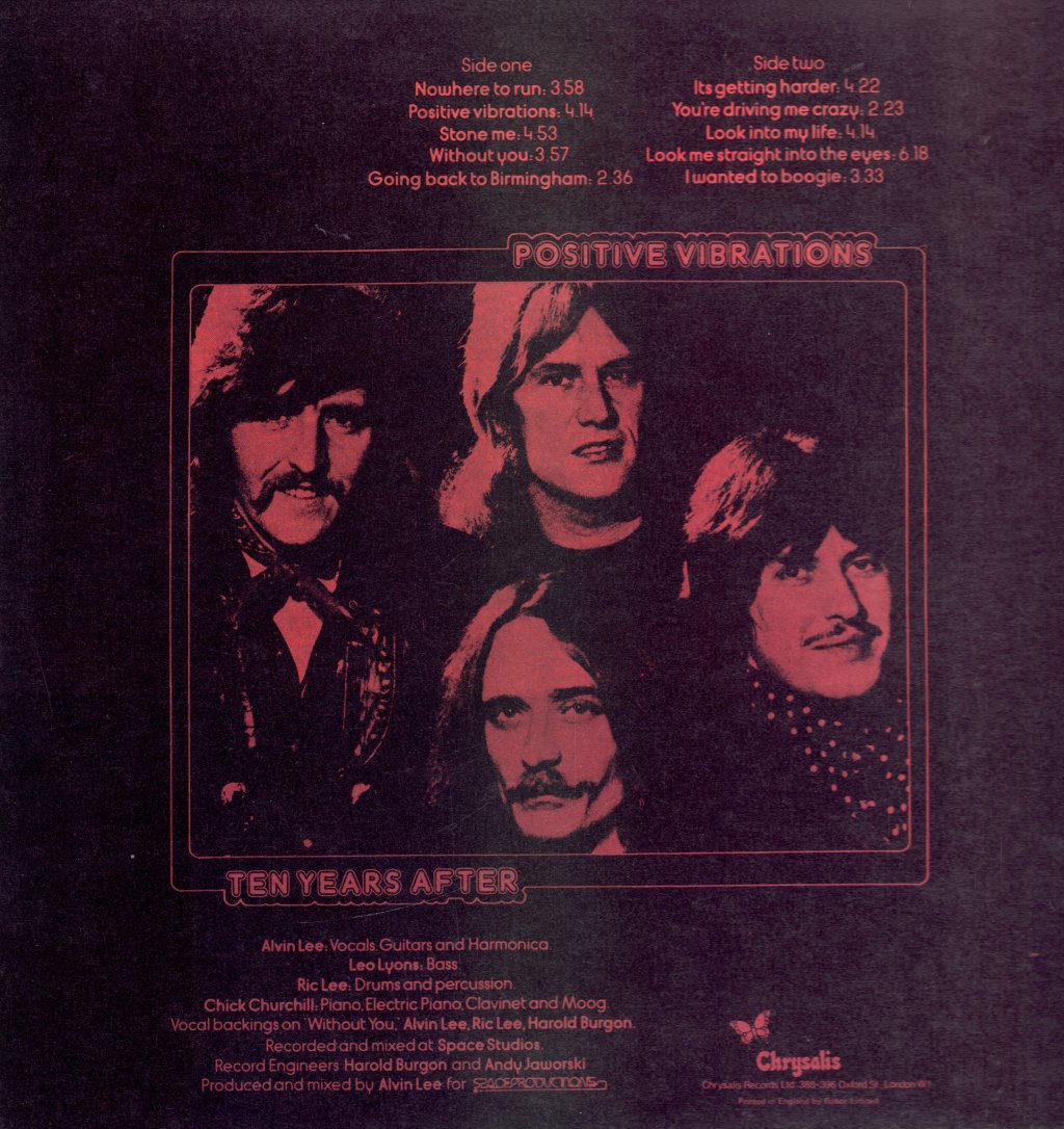 Ten Years After - Positive Vibrations - Lp