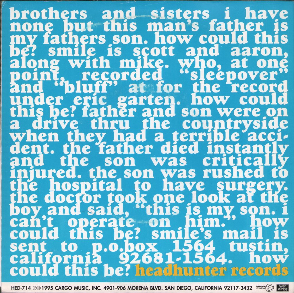 Smile (usa) - Sleepover - 7 Inch