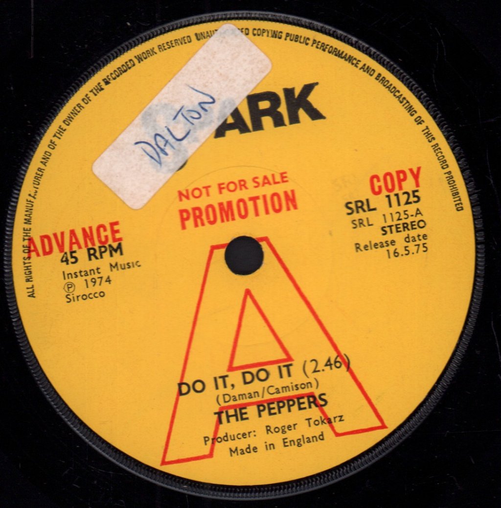 Peppers - Do It Do It - 7 Inch