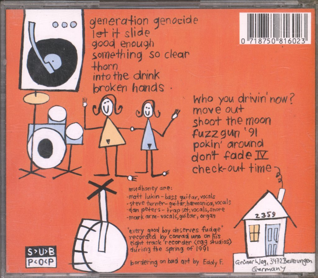 Mudhoney - Every Good Boy Deserves Fudge - Cd