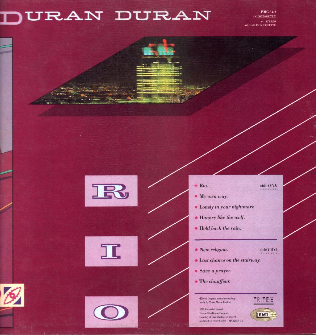 Duran Duran - Rio - Lp
