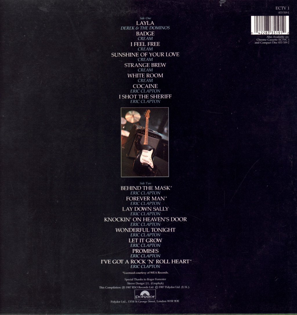 Eric Clapton - Cream Of - Lp