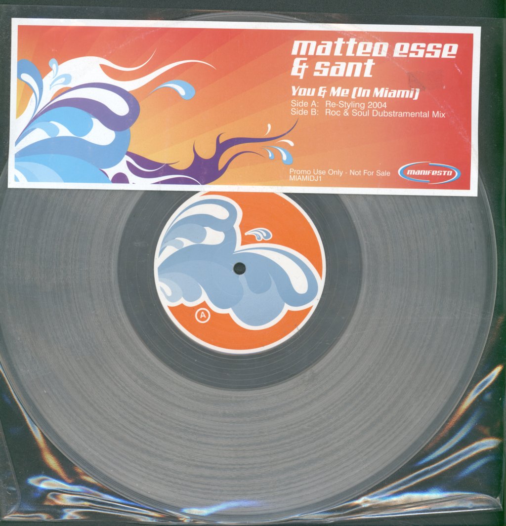 Sant & Matteo Esse - You And Me (In Miami) - 12 Inch