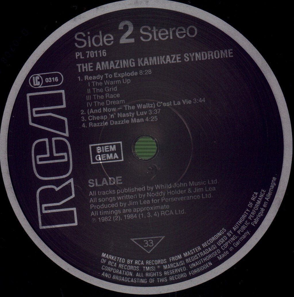 Slade - Amazing Kamikaze Syndrome - Lp