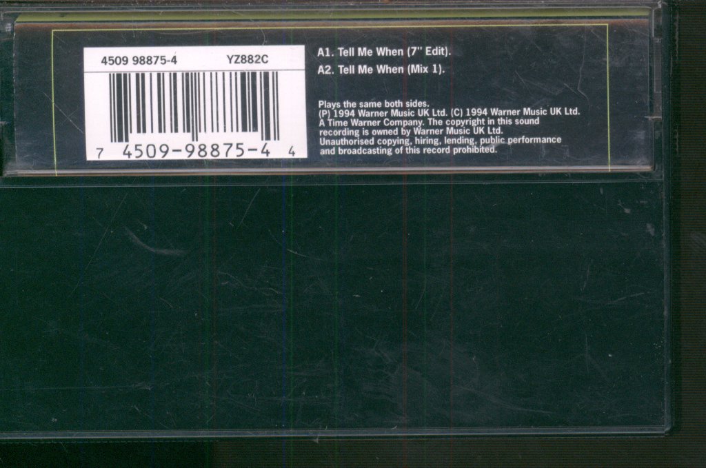 Human League - Tell Me When - Cassette