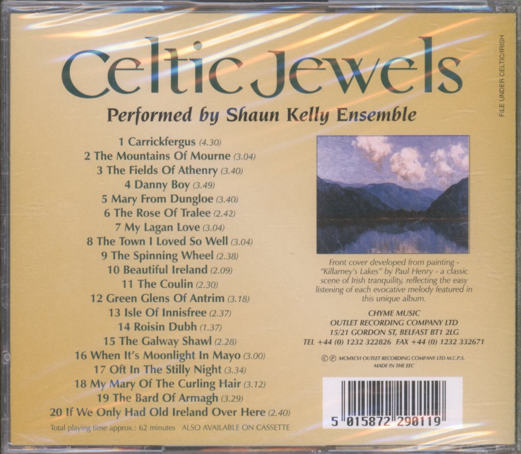 Shaun Kelly Ensemble - Celtic Jewels - Cd