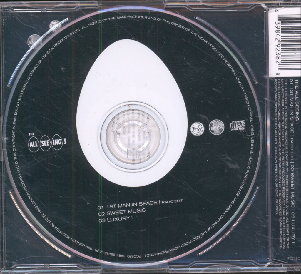 All Seeing I - 1st Man In Space - Cd