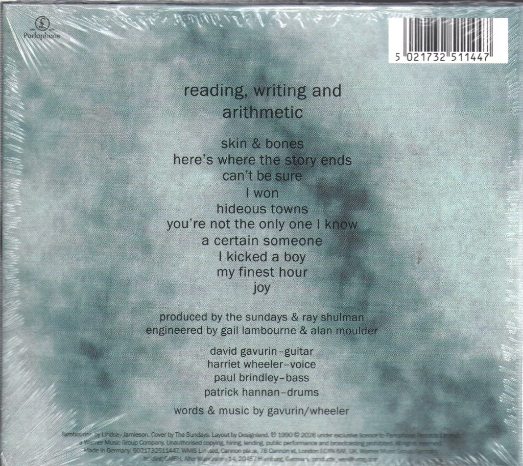 Sundays - Reading Writing and Arithmetic - Cd