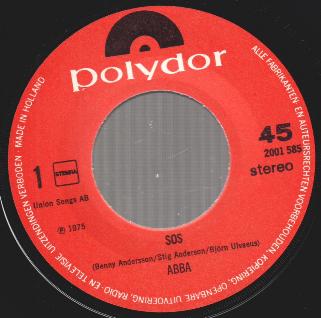 ABBA - SOS - 7 Inch