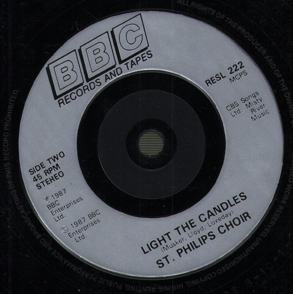 Pink Floyd/St Philips Choir - Run Like Hell (live)/Light The Candles - 7 Inch