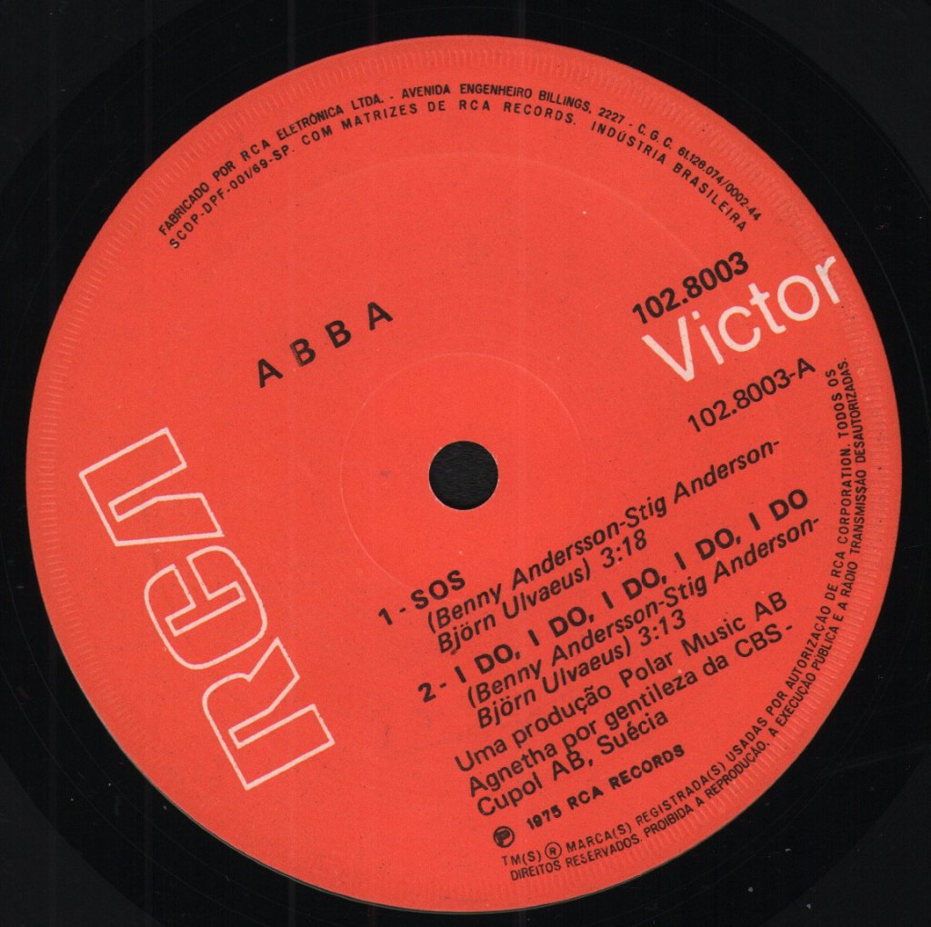 ABBA - S.O.S. - 7 Inch