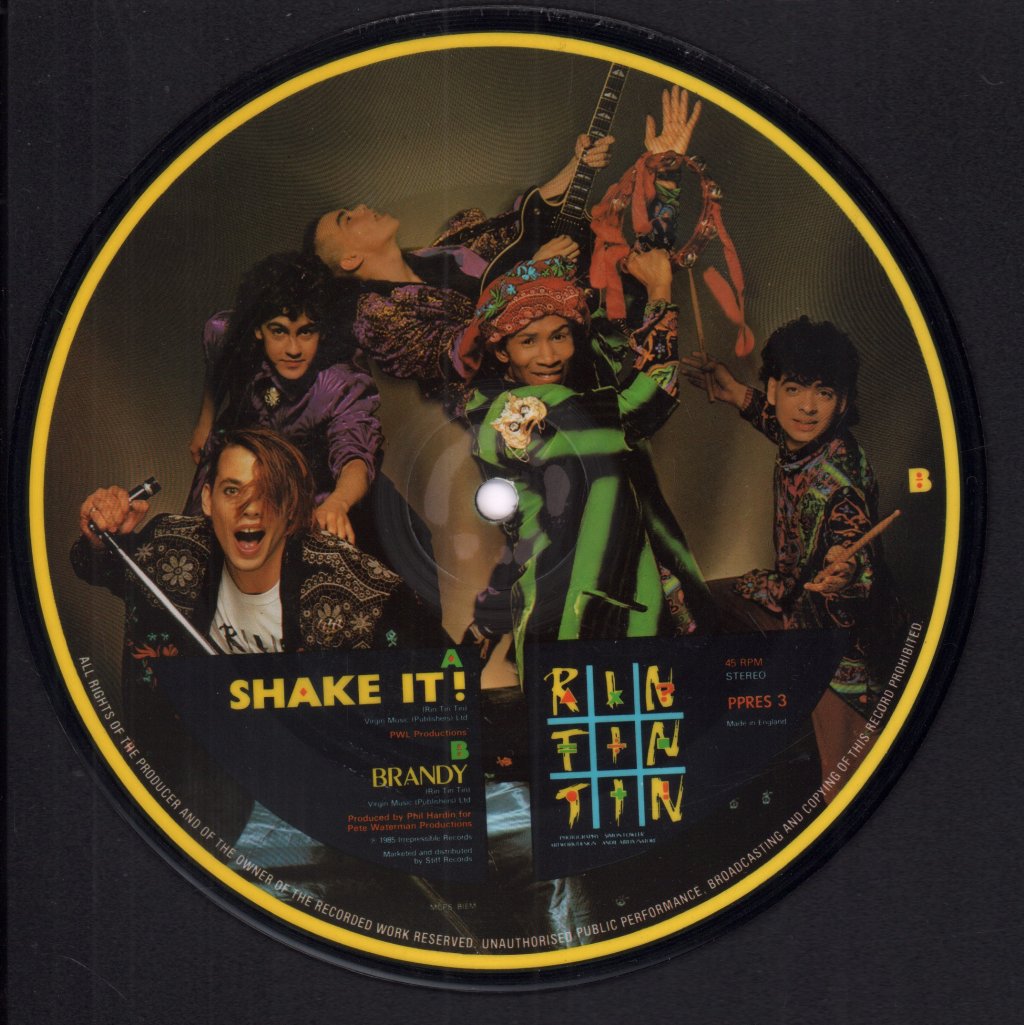 Rin Tin Tin - Shake It - 7 Inch