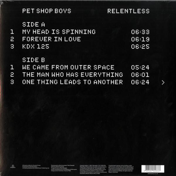 Pet Shop Boys - Relentless - Lp