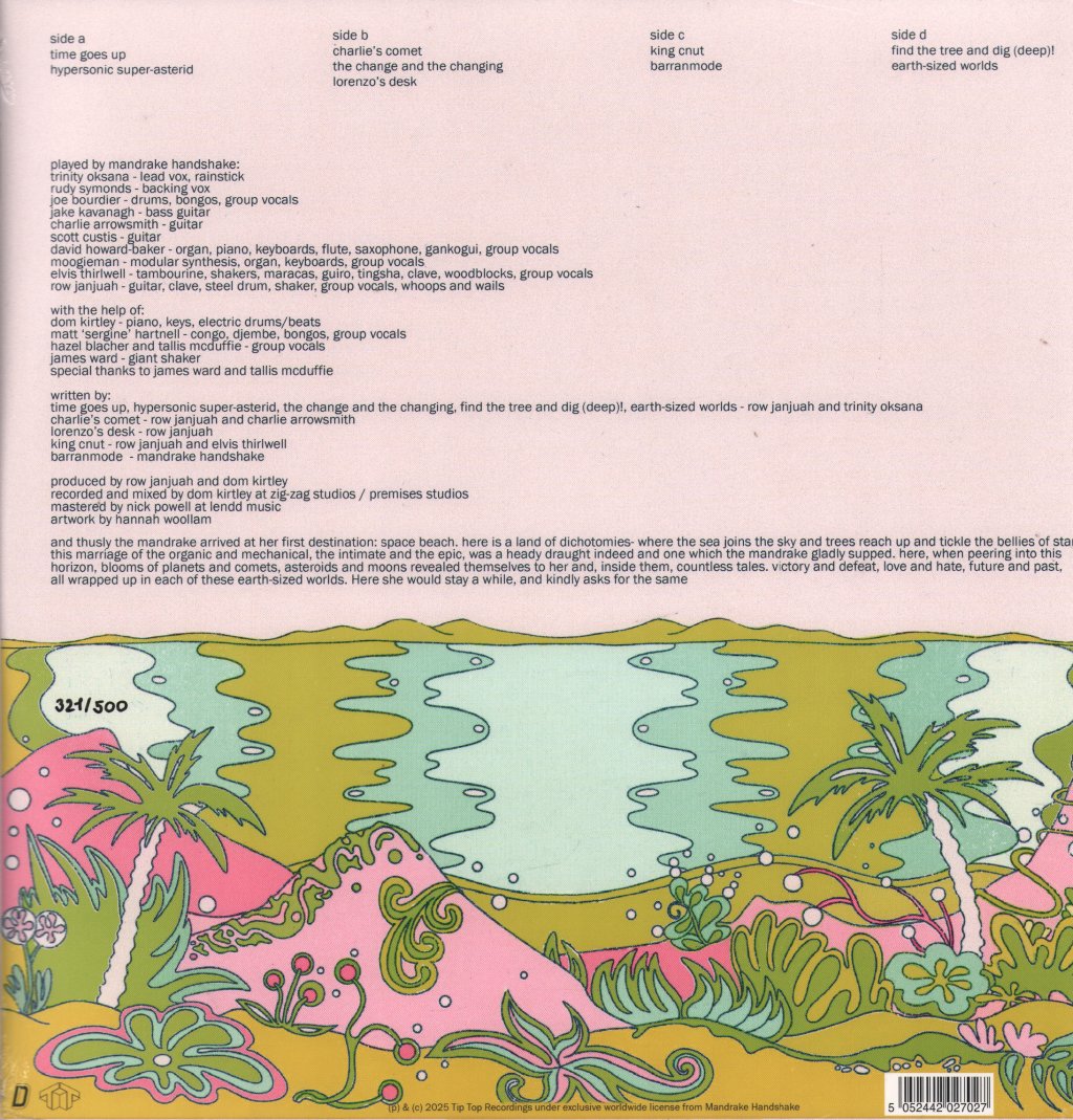Mandrake Handshake - Earth Sized Worlds (Dinked Edition #324) - Double Lp