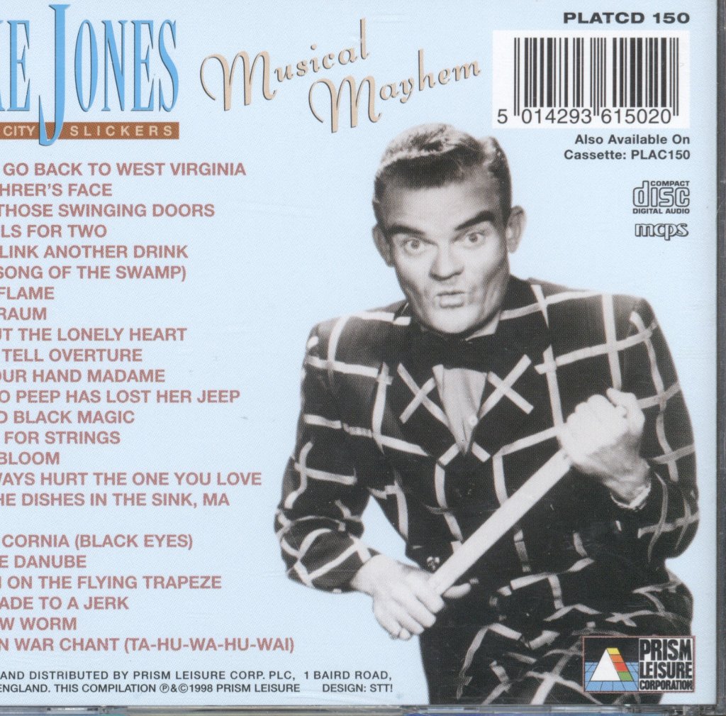 Spike Jones And His City Slickers - Musical Mayhem - Cd