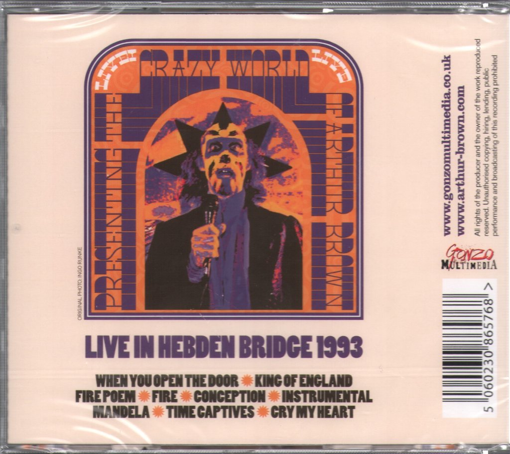 Arthur Brown - Legendary Gigs Volume 1 - Double Cd