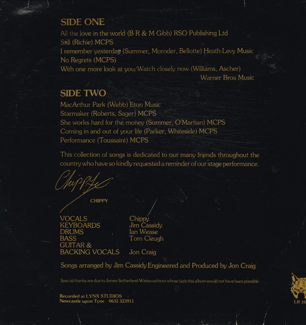 Chippy A La Carte - Performance - Lp