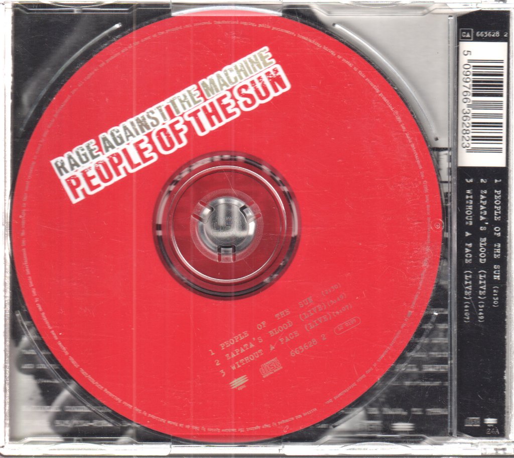 Rage Against The Machine - People Of The Sun - Cd