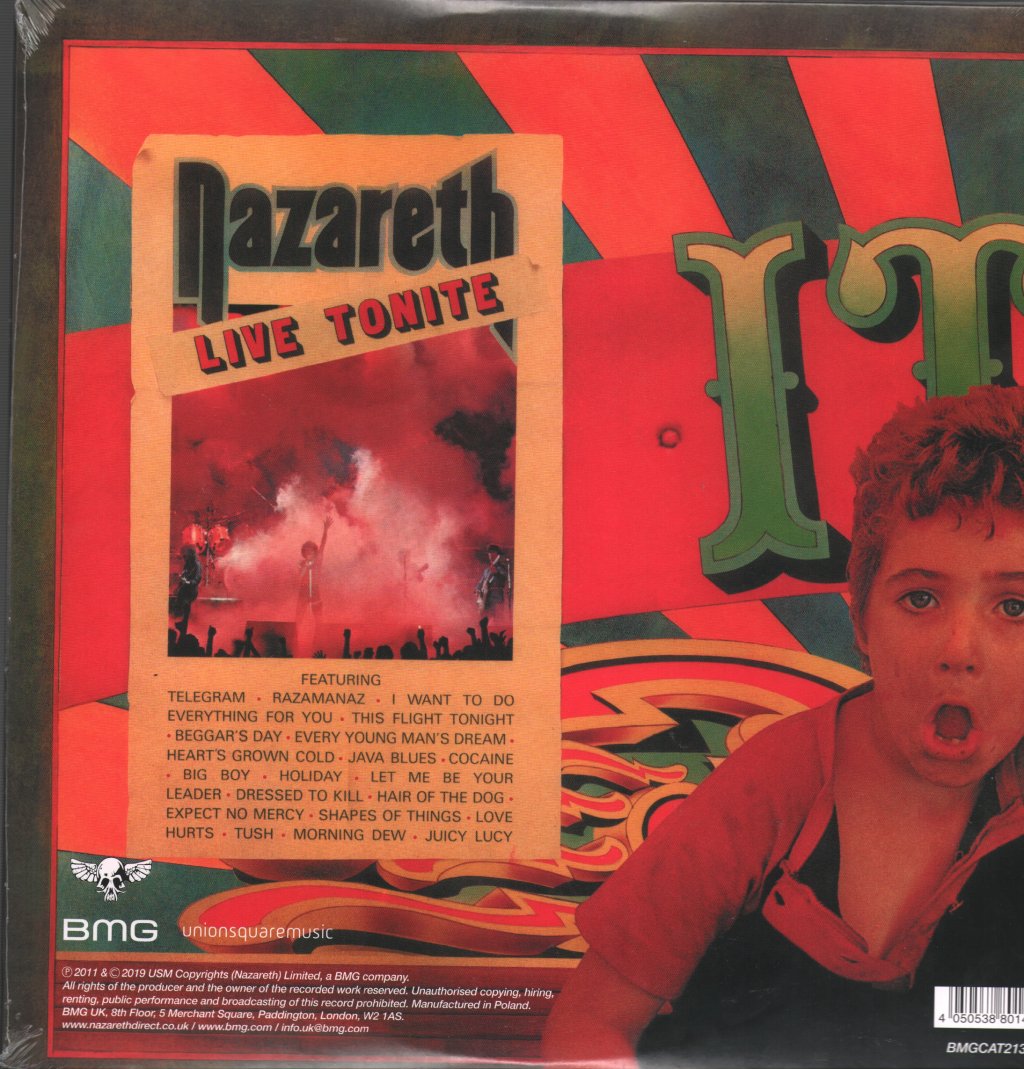 Nazareth - Snaz - Green & Orange Vinyl - Double Lp