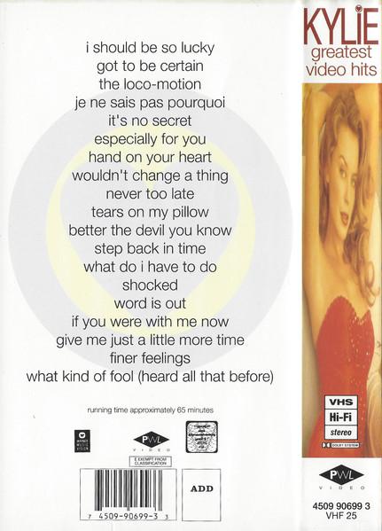 Kylie Minogue - Greatest Video Hits - Video