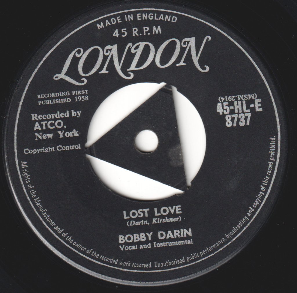 Bobby Darin - Queen Of The Hop - 7 Inch