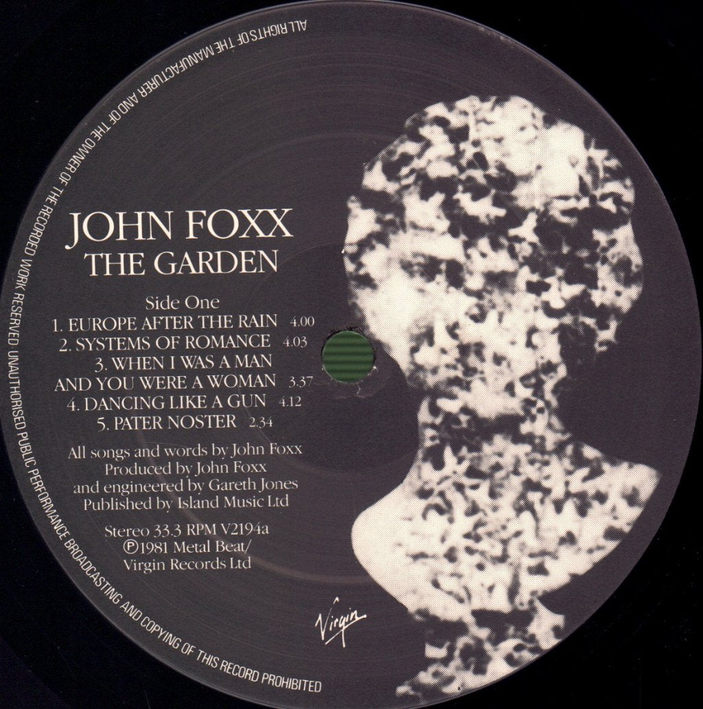 John Foxx - Garden - Lp