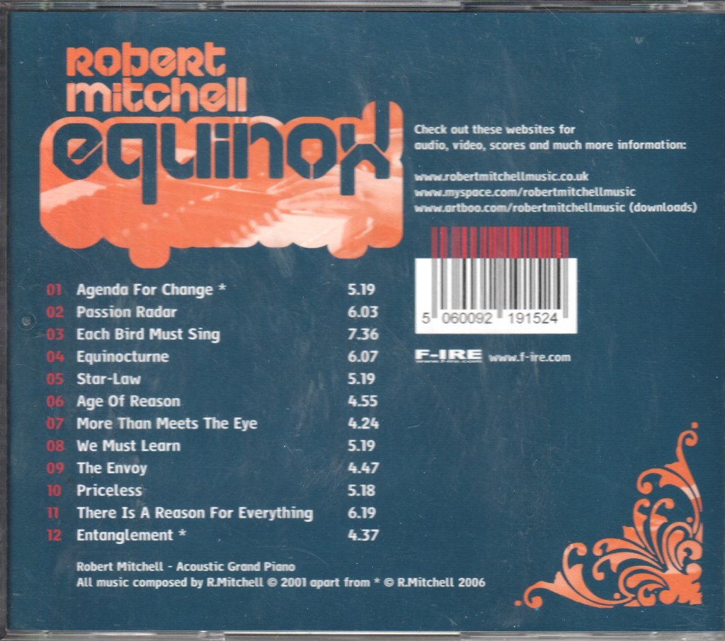 Robert Mitchell - Equinox - Cd