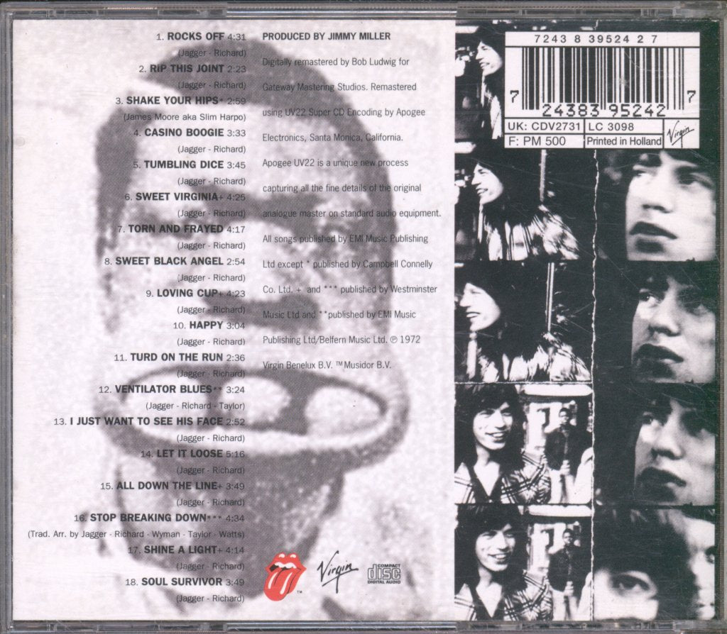 Rolling Stones - Exile On Main St. - Cd