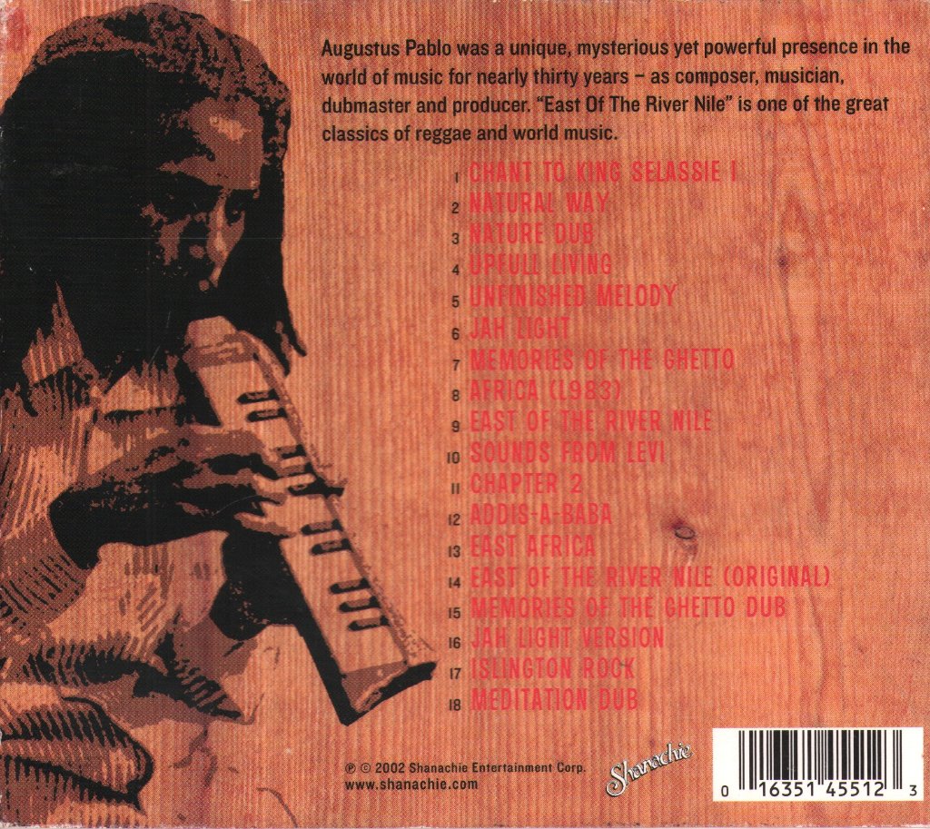 Augustus Pablo - East Of The River Nile (25th Anniversary Edition) - Cd