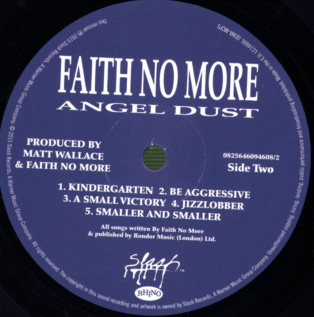 Faith No More - Angel Dust - Double Lp