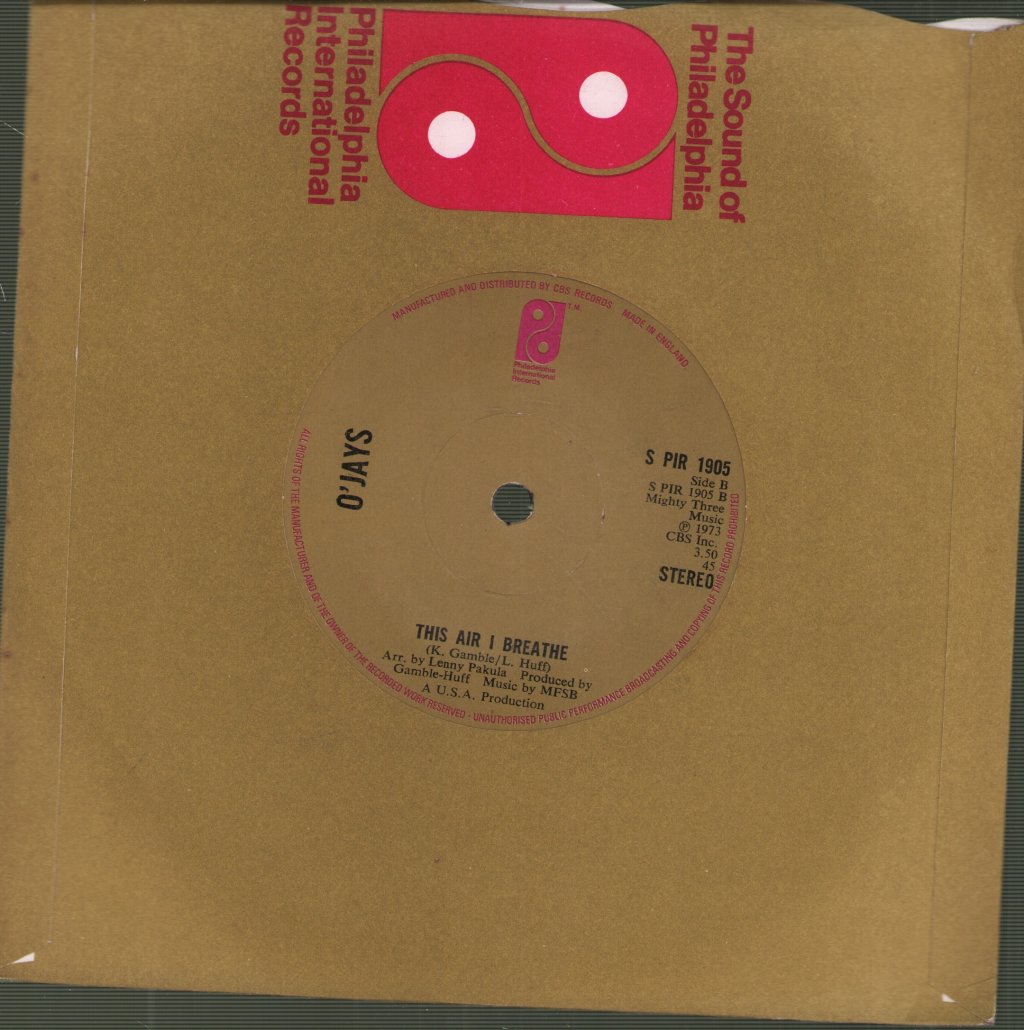 O'Jays - Put Your Hands Together - 7 Inch