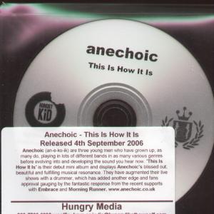 Anechoic - This Is How It Is - Cdr