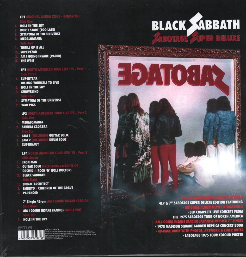 Black Sabbath - Sabotage - Lp Box Set