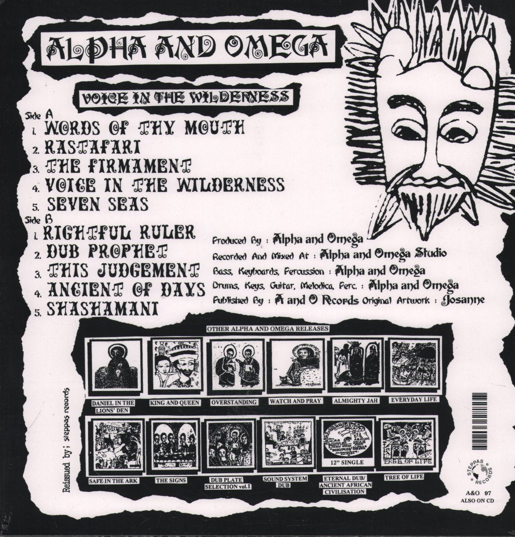 Alpha & Omega - Voice In the Wilderness - Lp