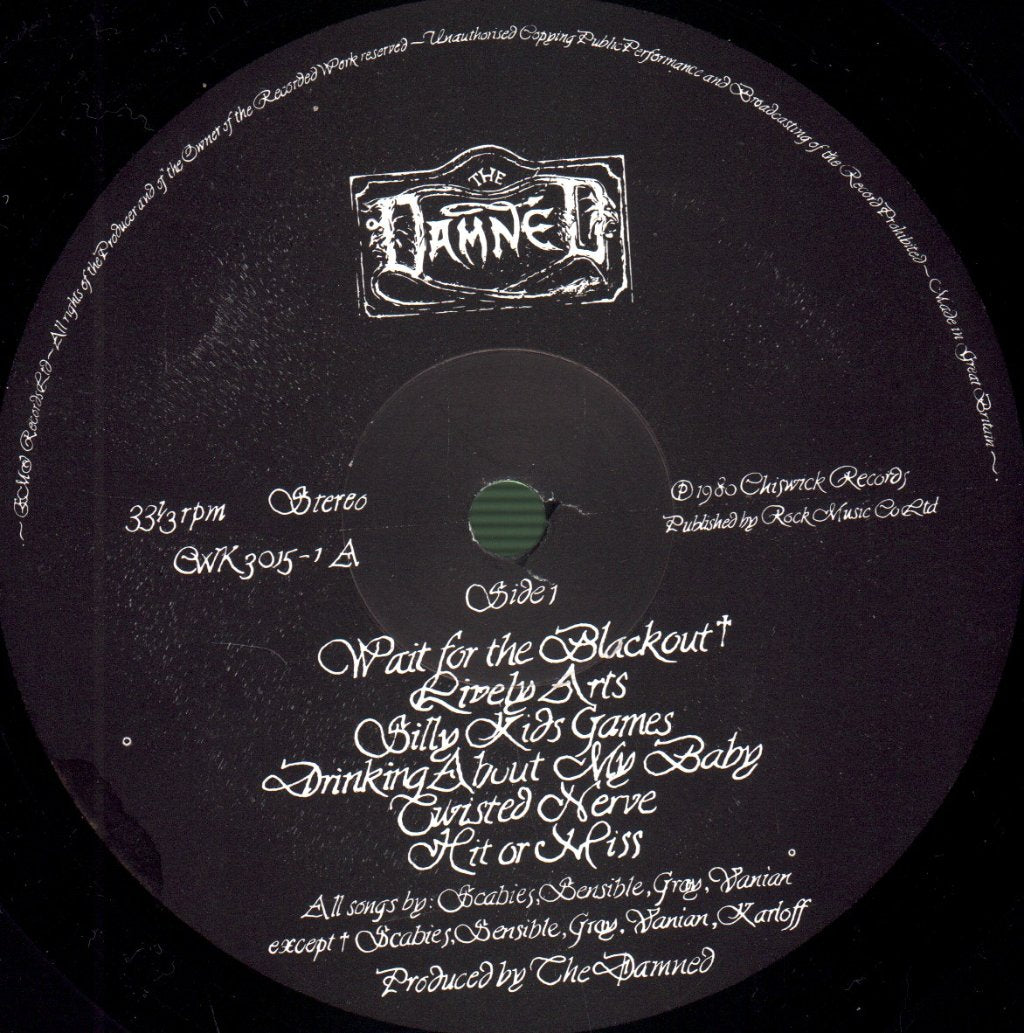 Damned - Black Album - Double Lp