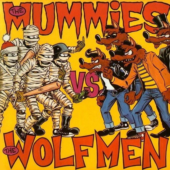 Wolfmen - Mummies Vs. The Wolfmen - Double 7 Inch