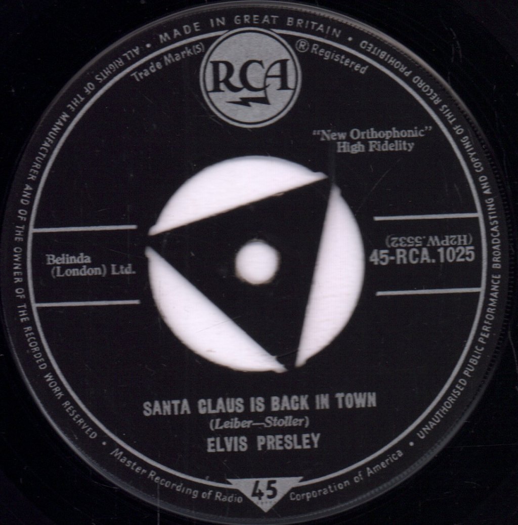Elvis Presley - Santa Bring My Baby Back - 7 Inch