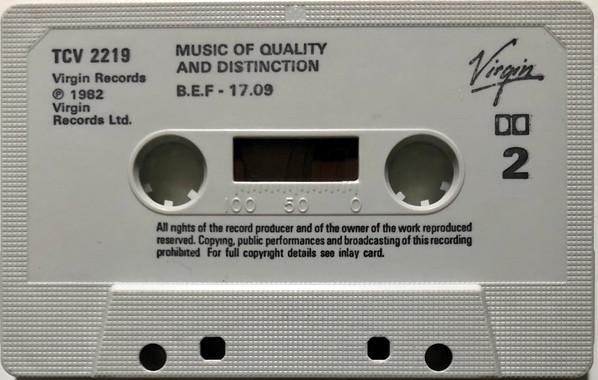 British Electric Foundation - Music Of Quality And Distinction Volume One - Cassette