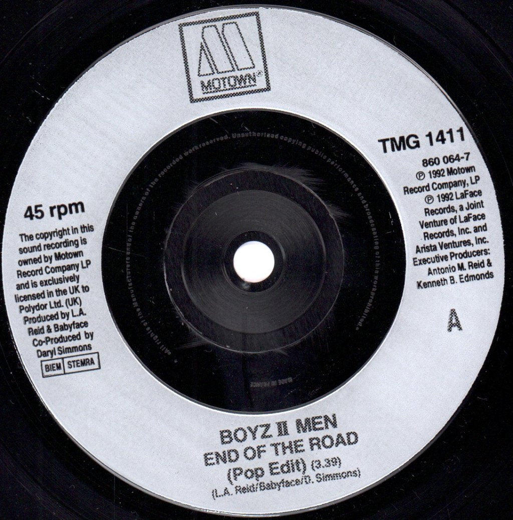 Boyz II Men - End Of The Road - 7 Inch