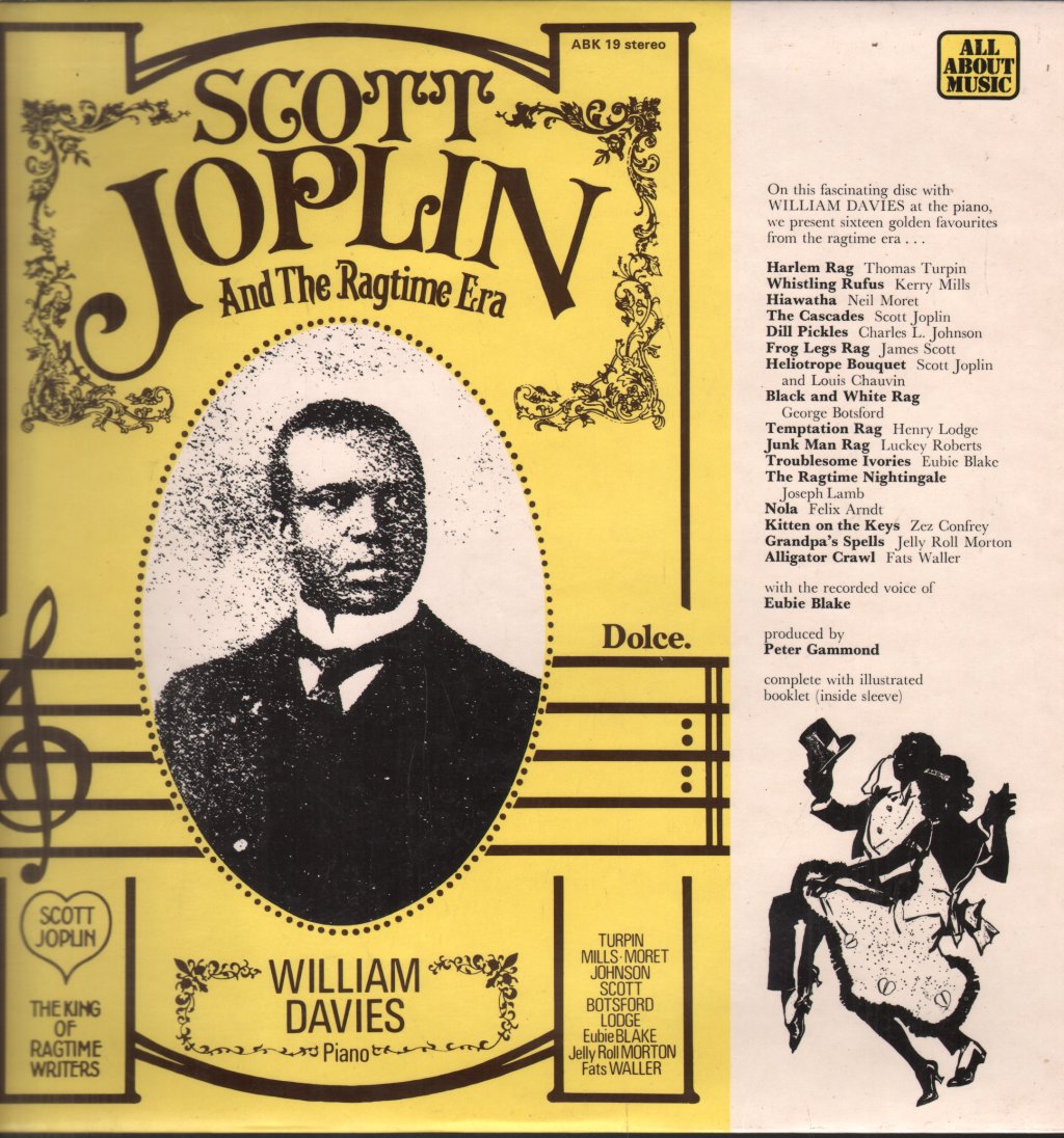 William Davies - Scott Joplin And The Ragtime Era - Lp