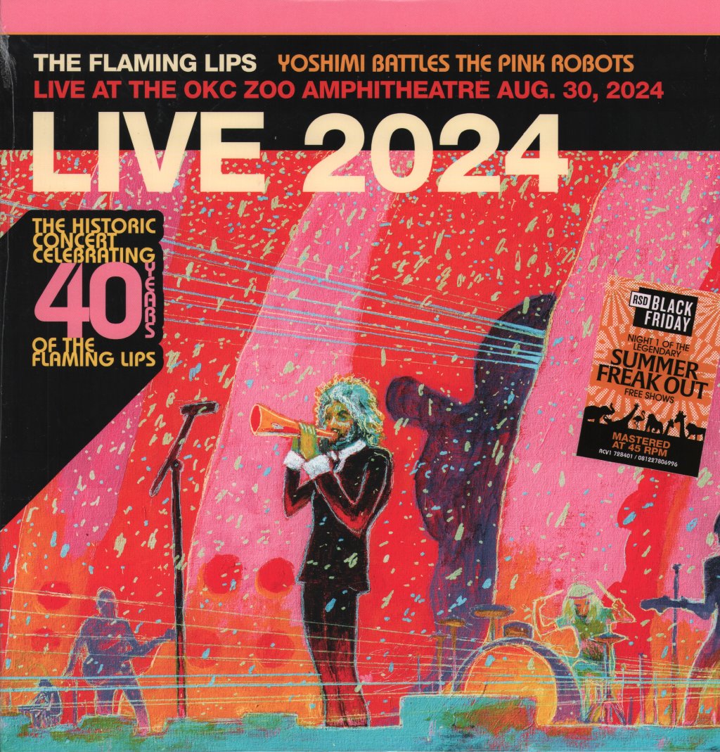 Flaming Lips - Yoshimi Battles the Pink Robots: Live At the Zoo Amphitheatre, Oklahoma City, August 30, 2024 (Black Friday 2025) - Double Lp