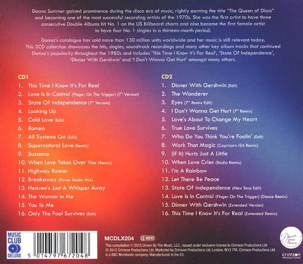Donna Summer - Hits, Singles & More - Double Cd