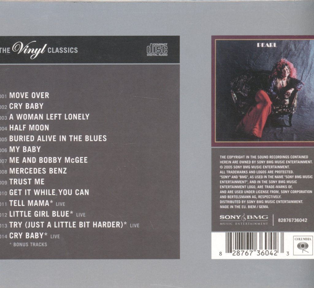 Janis Joplin - Pearl - Cd