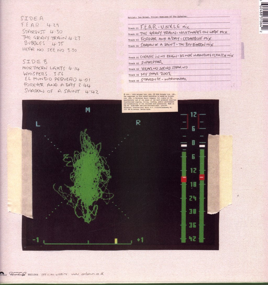 Ian Brown - Music of the Spheres (Special 25th Anniversary Edition) (RSD2026) - Double Lp
