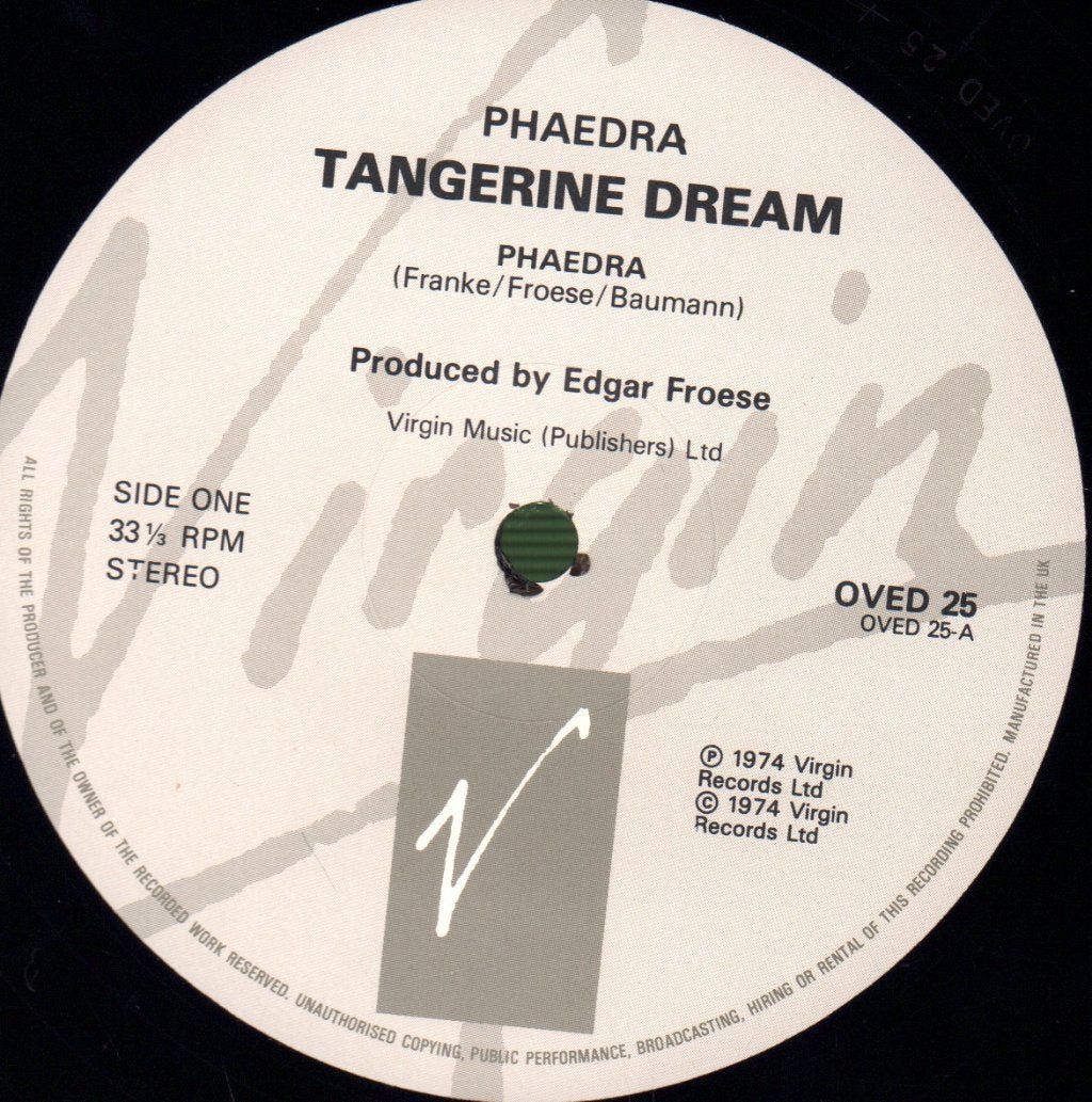 Tangerine Dream - Phaedra - Lp