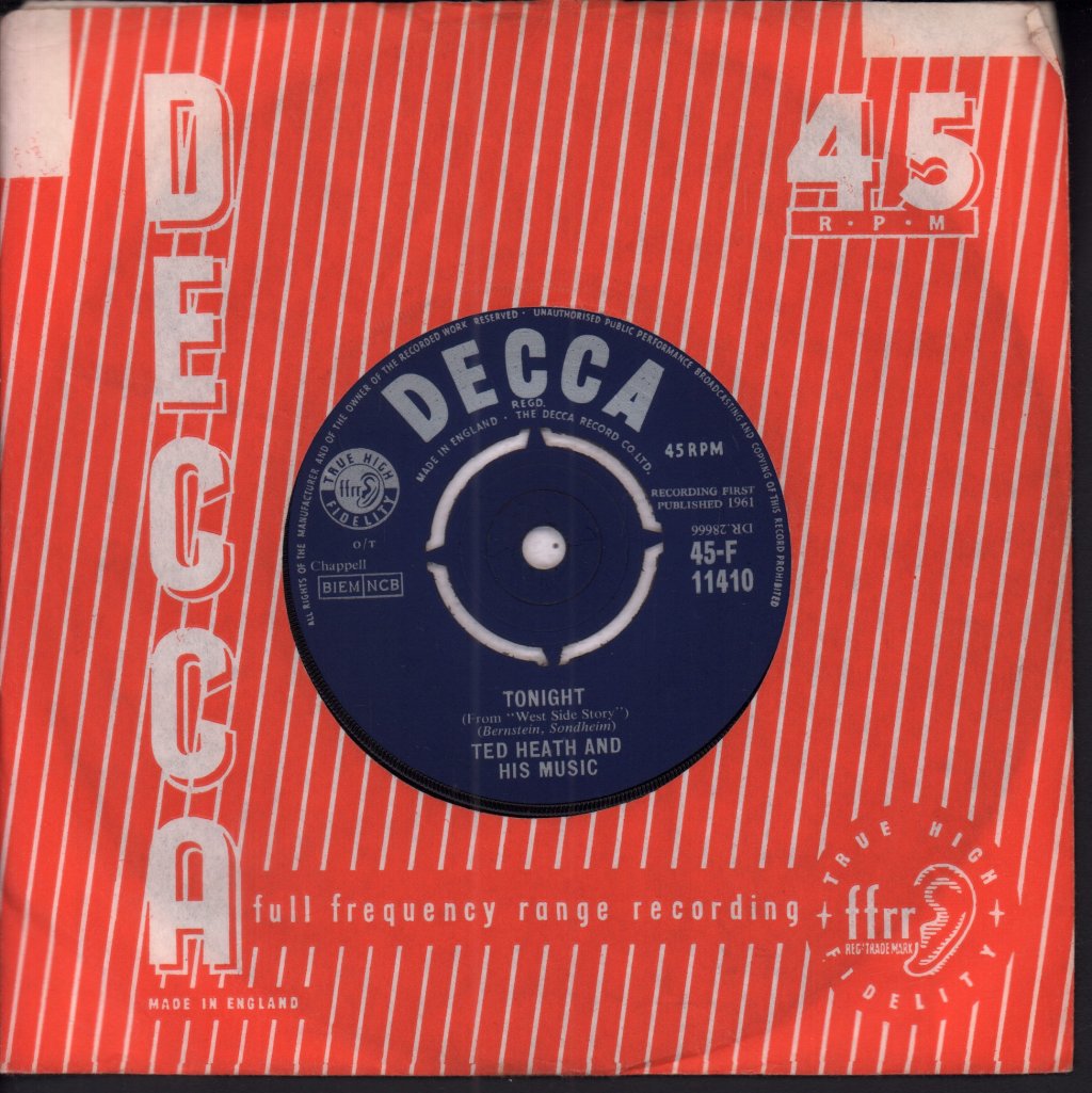 Ted Heath And His Music - Capuccina - 7 Inch