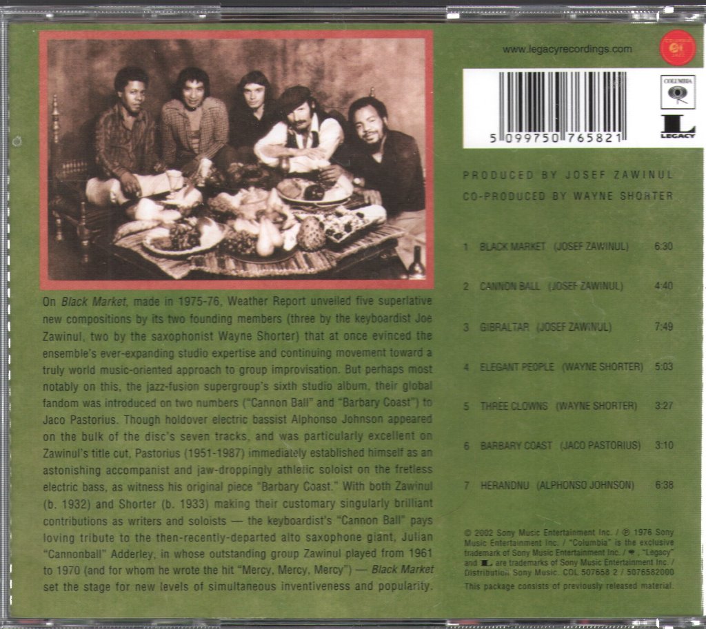 Weather Report - Black Market - Cd