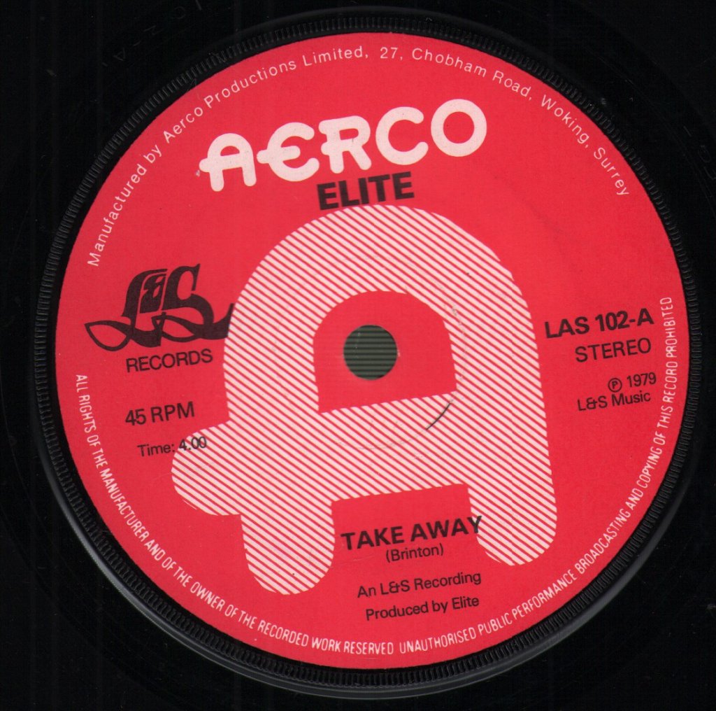 Elite (Uk Power Pop) - Take Away - 7 Inch