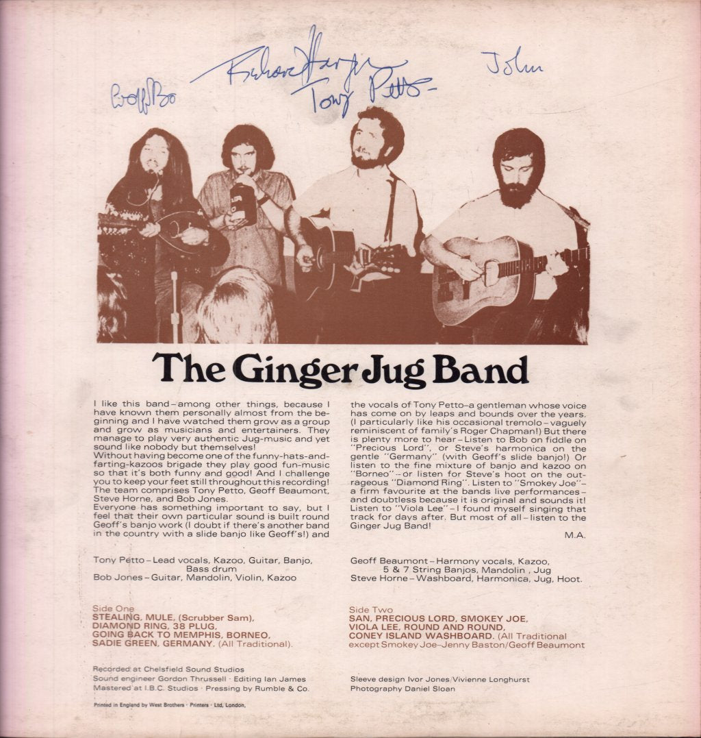 Ginger Jug Band - Same - Lp