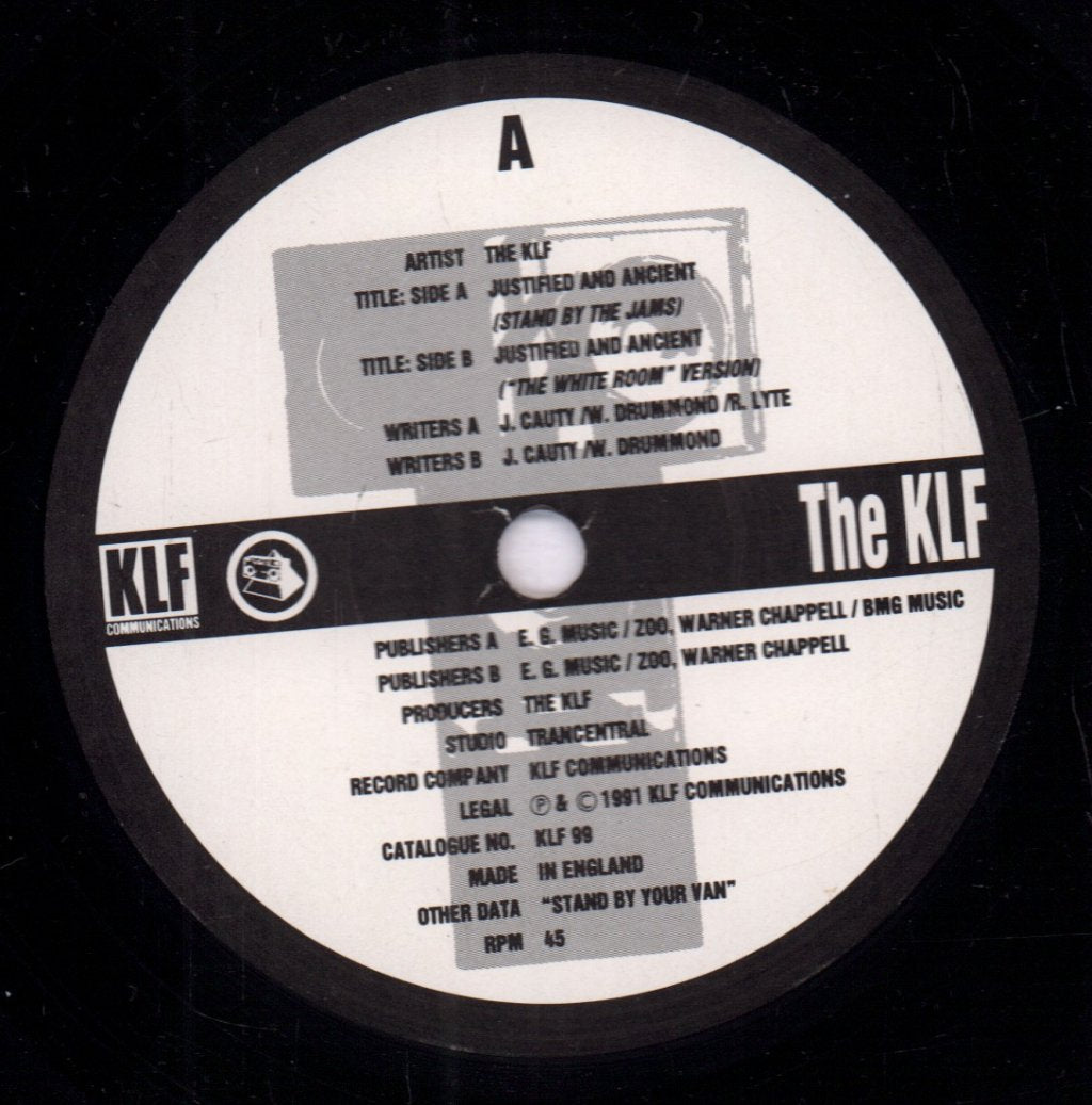 KLF - Justified And Ancient - 7 Inch
